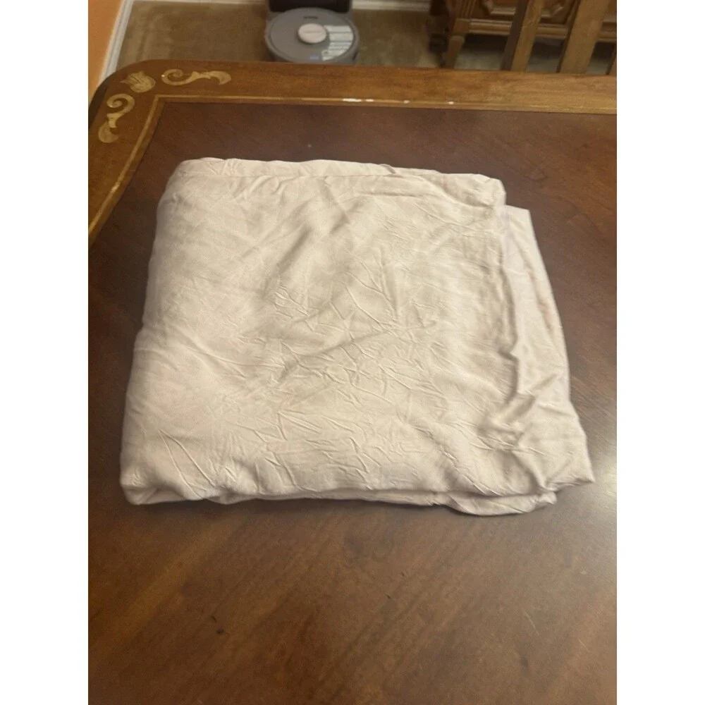 Luxome Split King Flat Bed Sheet 100%Bamboo Viscose Made In USA